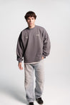 CHARCOAL "OASIS" CREWNECK - HALF STUDIOS